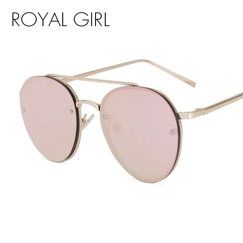 ROYAL GIRL Women Sunglasses Luxury Brand Designer Sunglasses Mirror Sunglasses Ladies Oculos de sol Feminino ss730