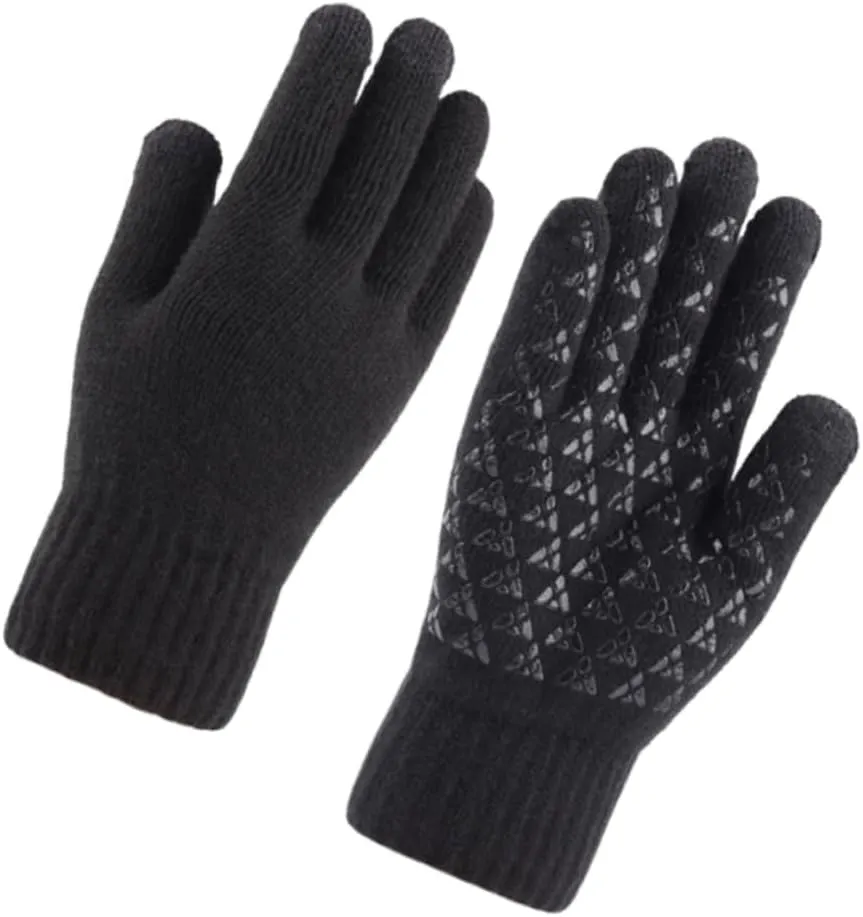 SAFIGLE Men's Winter Gloves Touch Screen Knitted Gloves for Cold Weather Windproof
