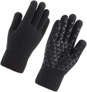 SAFIGLE Men's Winter Gloves Touch Screen Knitted Gloves for Cold Weather Windproof