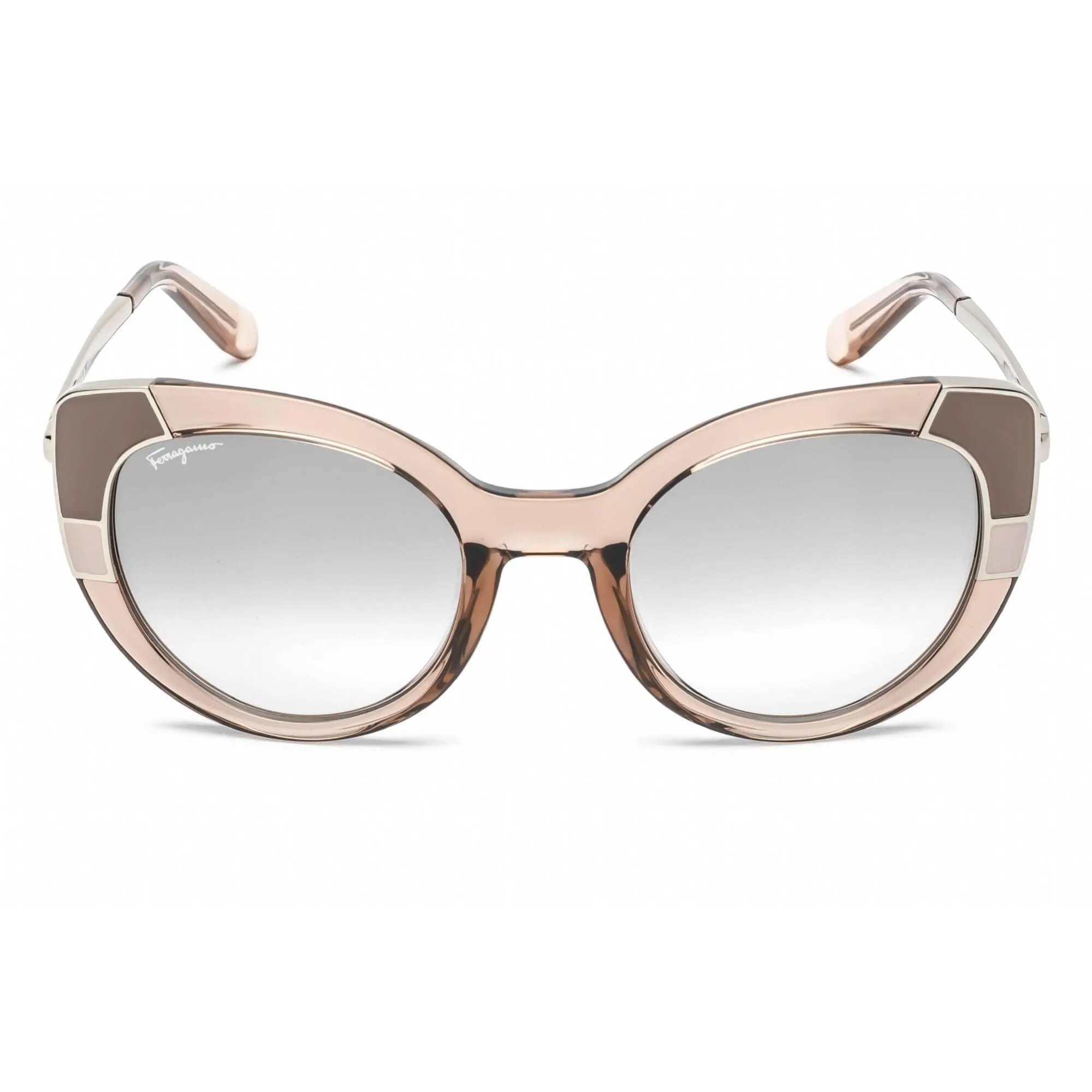 Salvatore Ferragamo Women's Sunglasses - Cat Eye Frame Nude Gradient Lens | SF890S 290