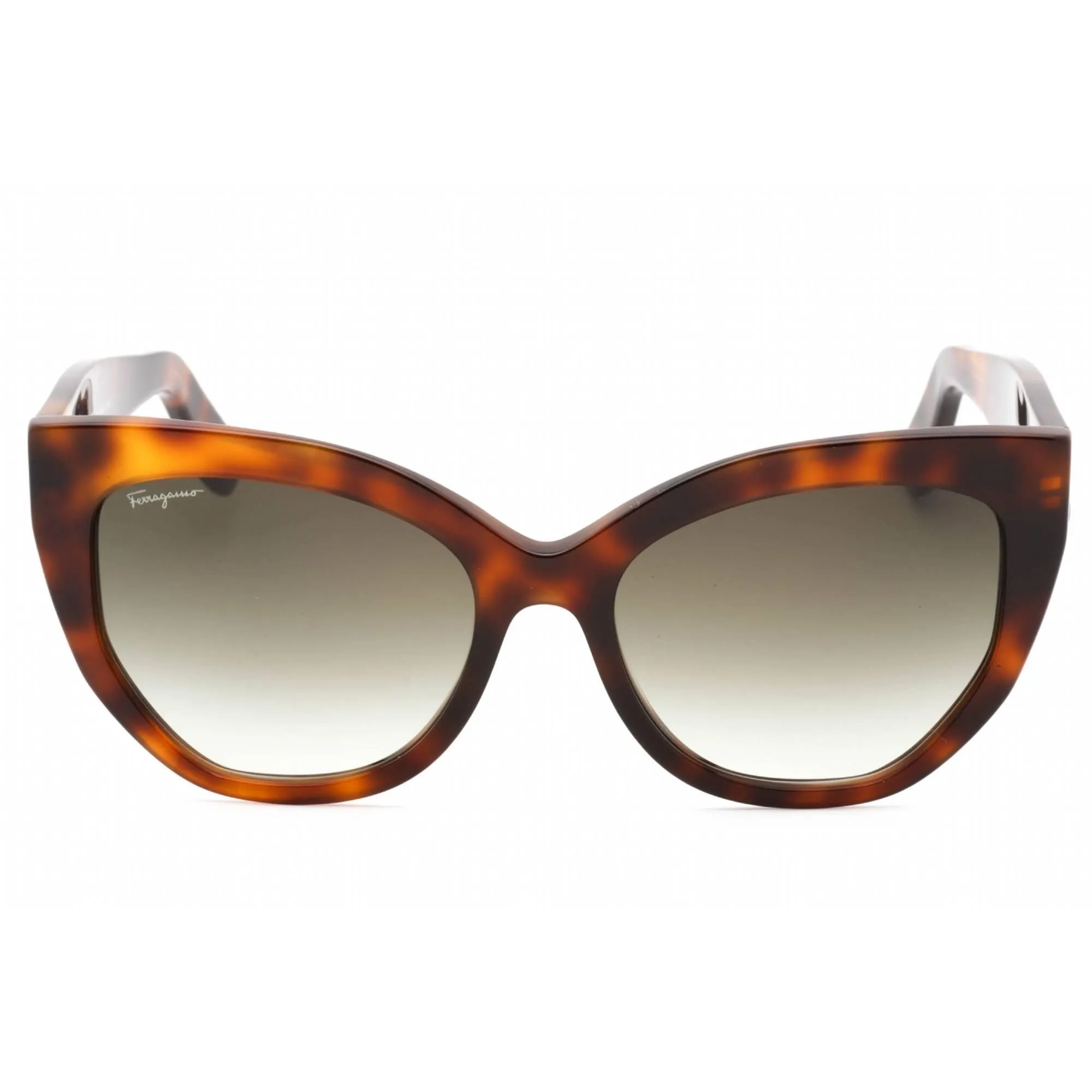Salvatore Ferragamo Women's Sunglasses - Tortoise Plastic Cat Eye Frame | SF1061S 240