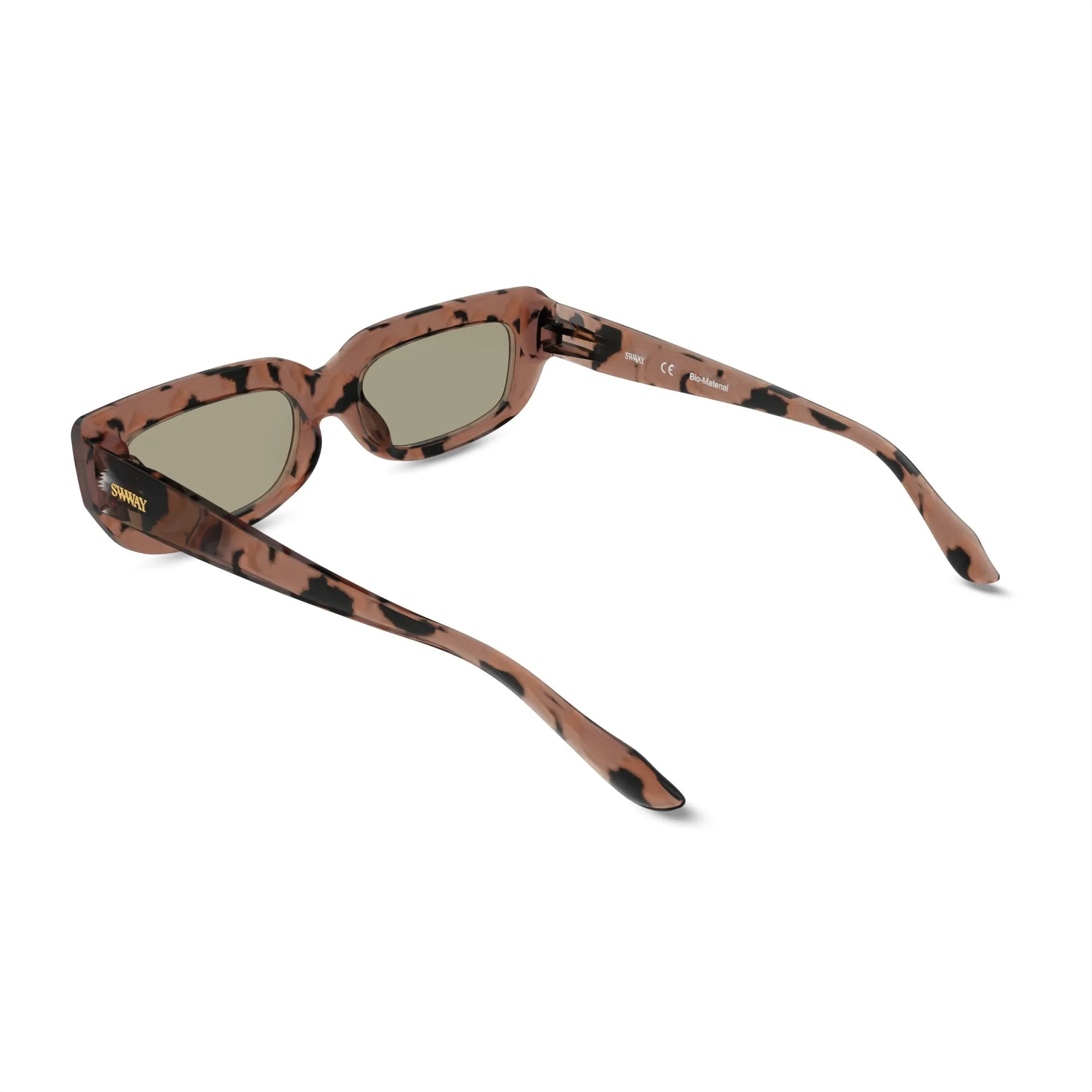 San Fran Slim Sunglasses in Pink Tortoise