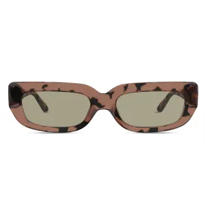 San Fran Slim Sunglasses in Pink Tortoise