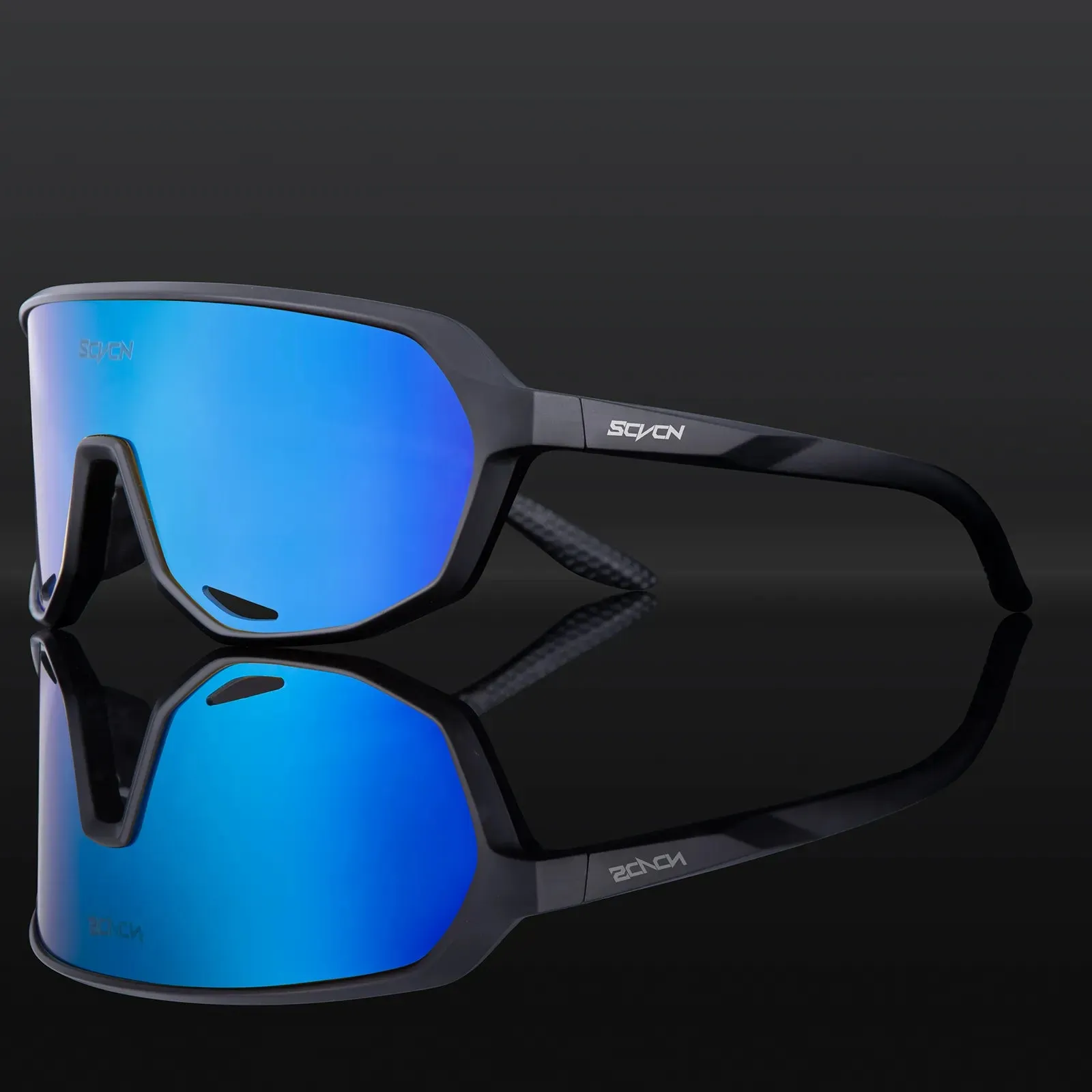 SCVCN Cycling Glasses Photochromic Sunglasses for Men MTB Bike Road Bicycle Eyewear Cycle Goggles Sports UV400 Hunting Driving