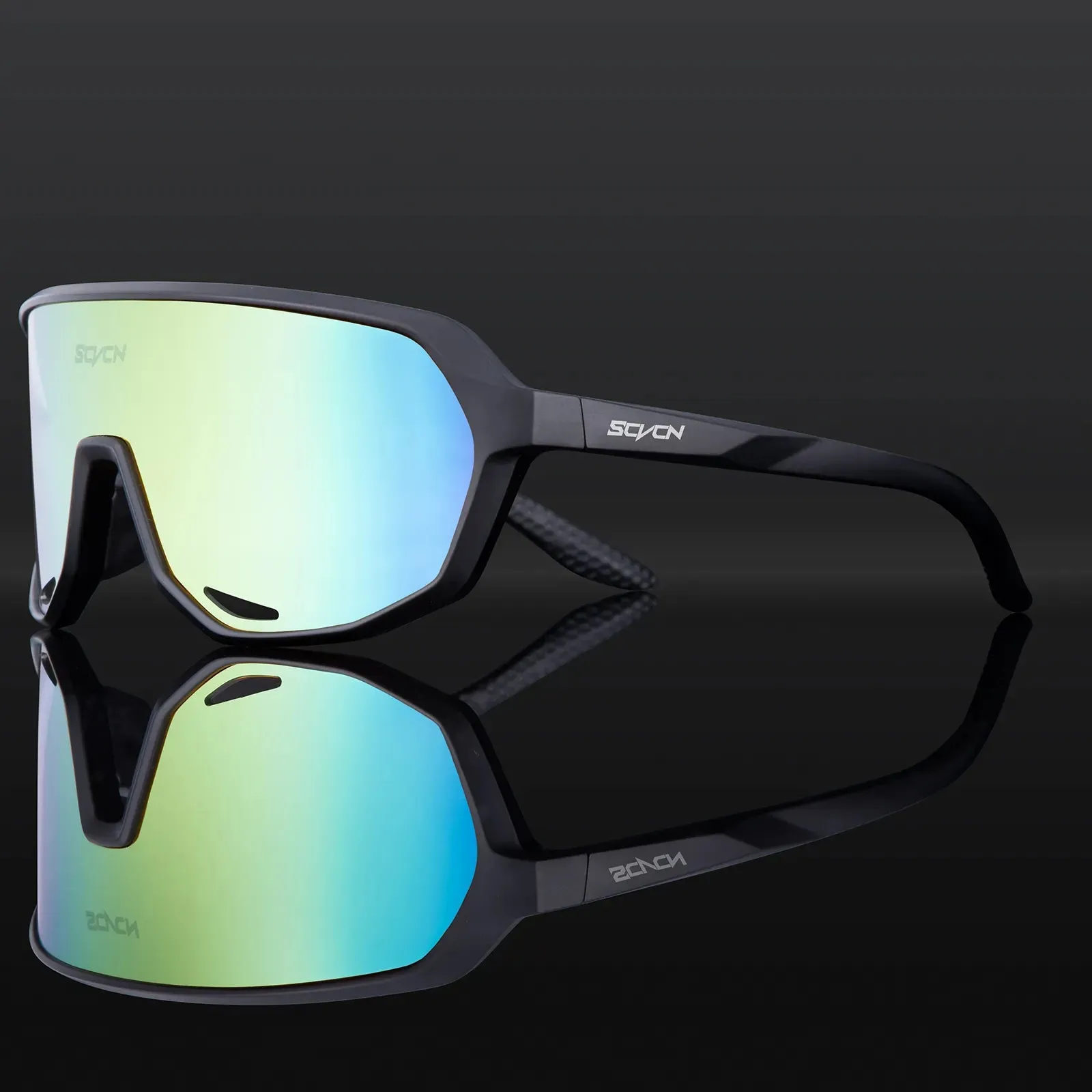 SCVCN Cycling Glasses Photochromic Sunglasses for Men MTB Bike Road Bicycle Eyewear Cycle Goggles Sports UV400 Hunting Driving
