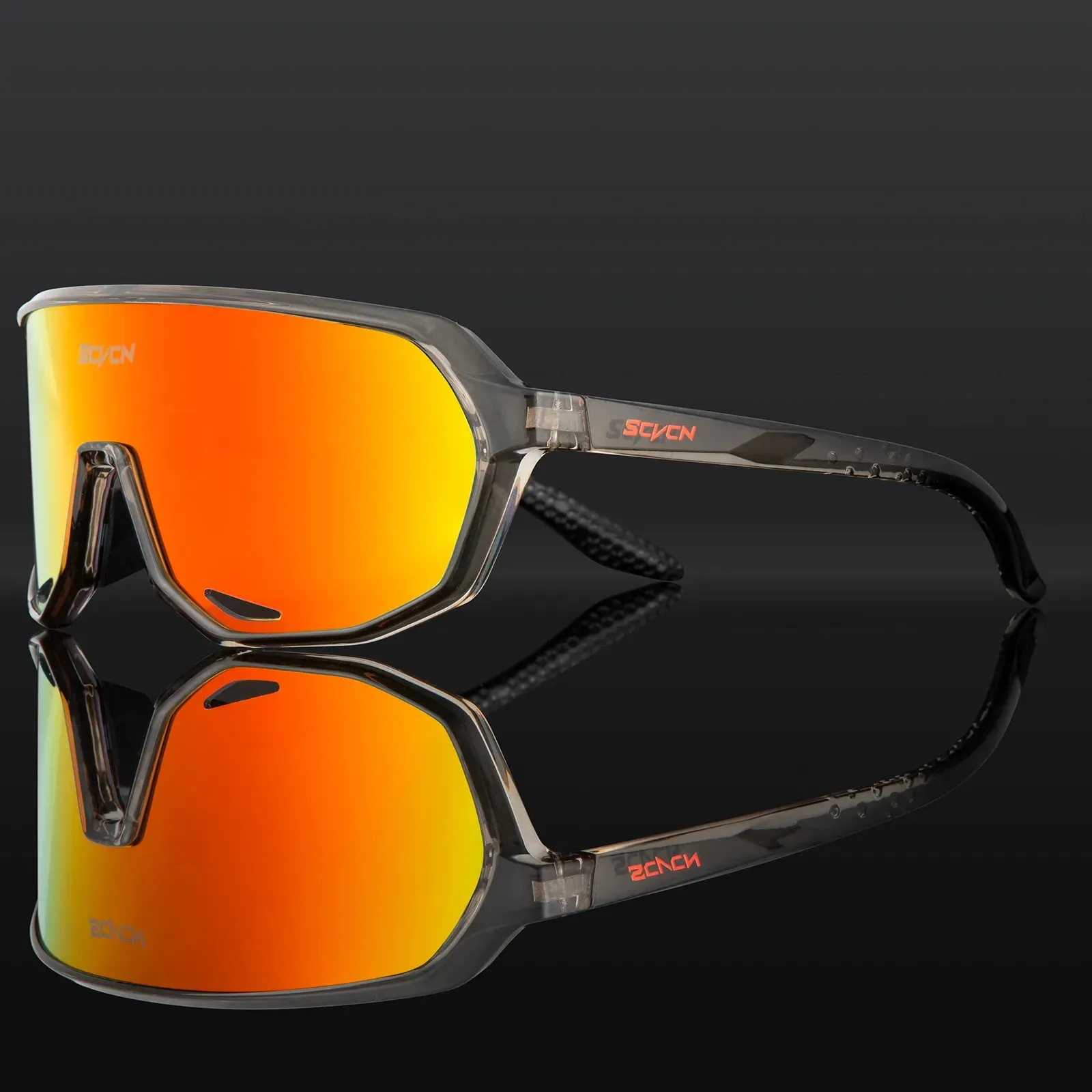 SCVCN Cycling Glasses Photochromic Sunglasses for Men MTB Bike Road Bicycle Eyewear Cycle Goggles Sports UV400 Hunting Driving