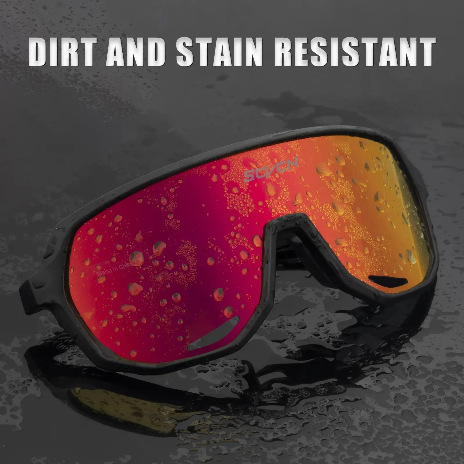 SCVCN Cycling Glasses Photochromic Sunglasses for Men MTB Bike Road Bicycle Eyewear Cycle Goggles Sports UV400 Hunting Driving