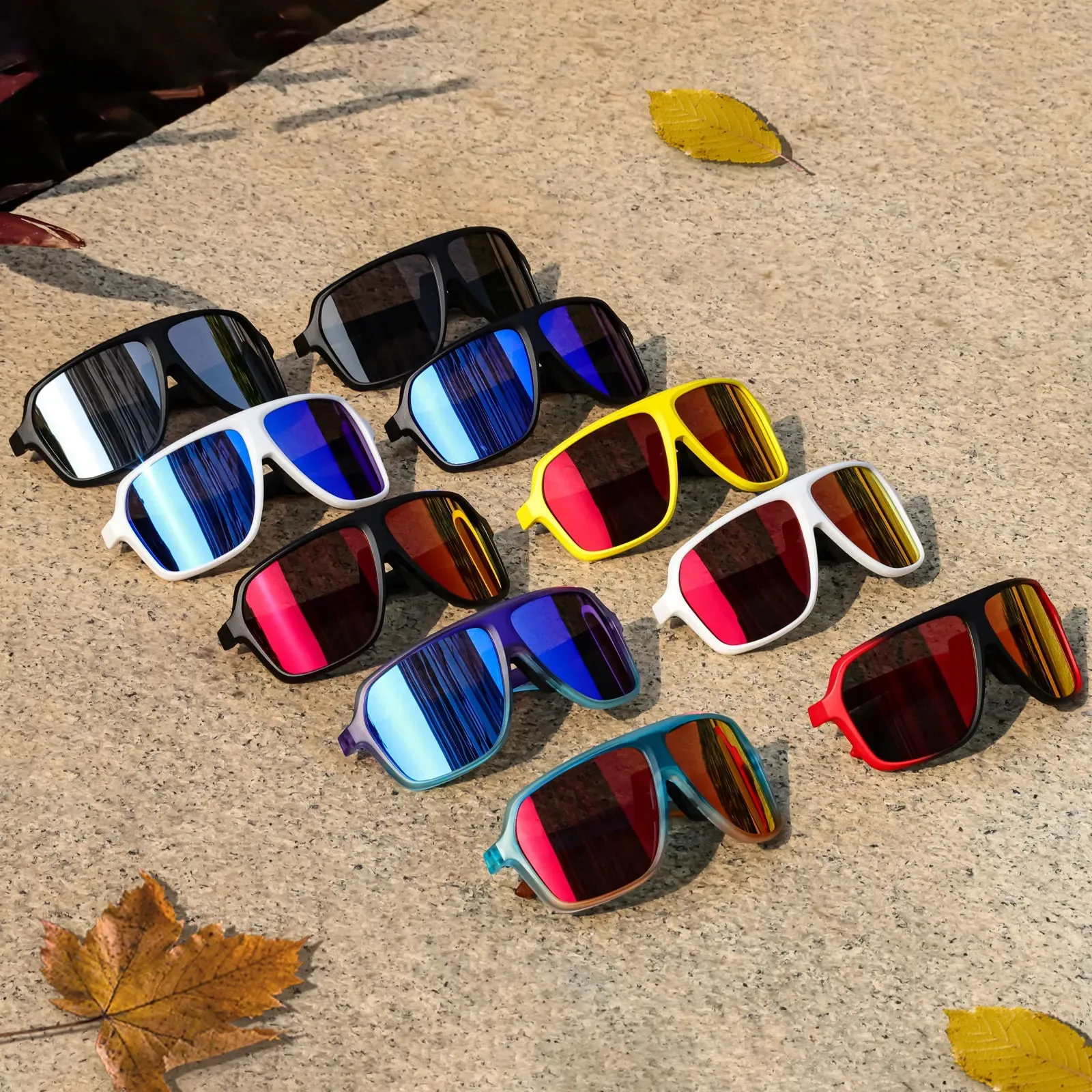 SCVCN Men's Polarized Cycling Sunglasses Cycling Glasses Women Road MTB Bike Glasses UV400 Outdoor Sports Bicycle Eyewear