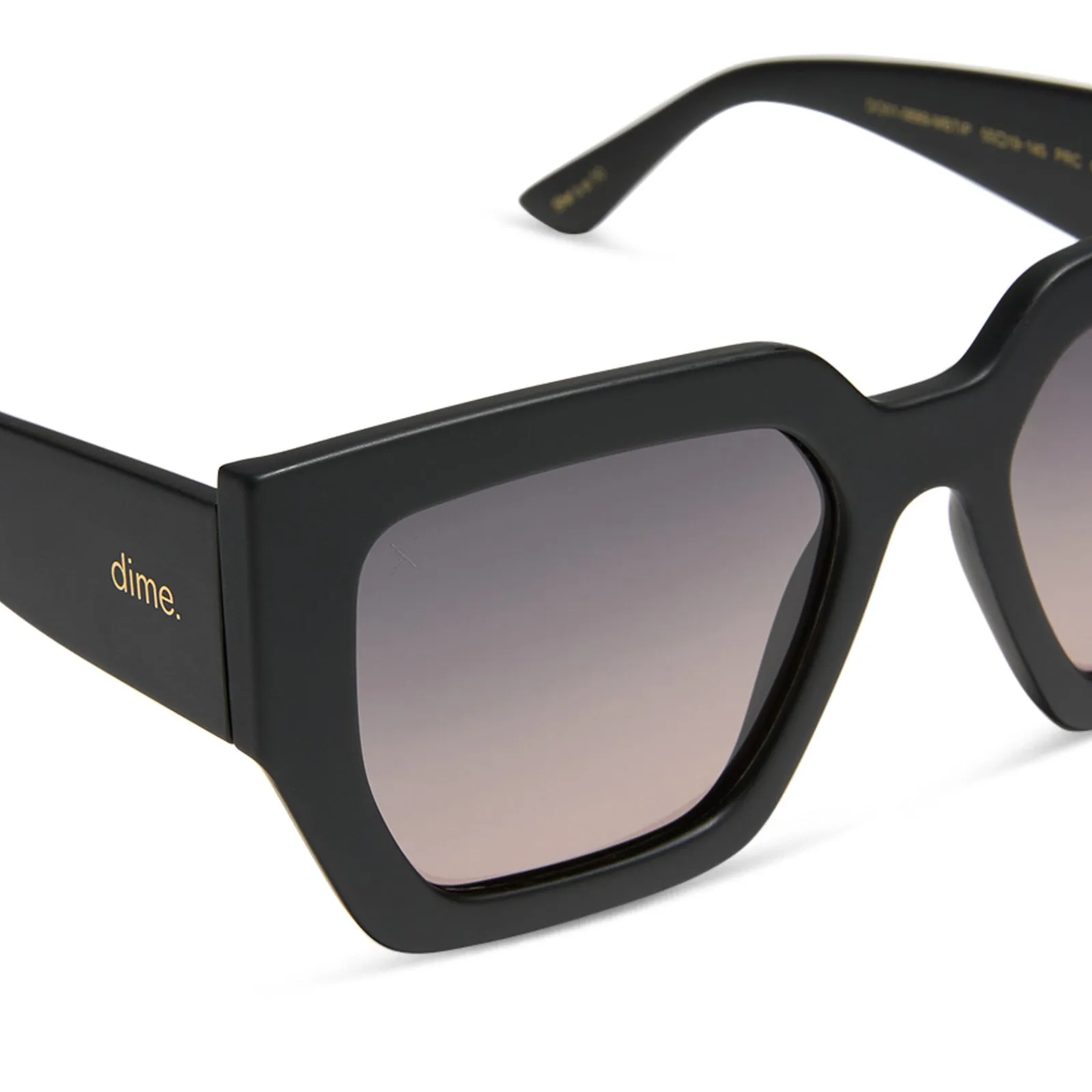 she's a 10 - matte black   dusk polarized sunglasses