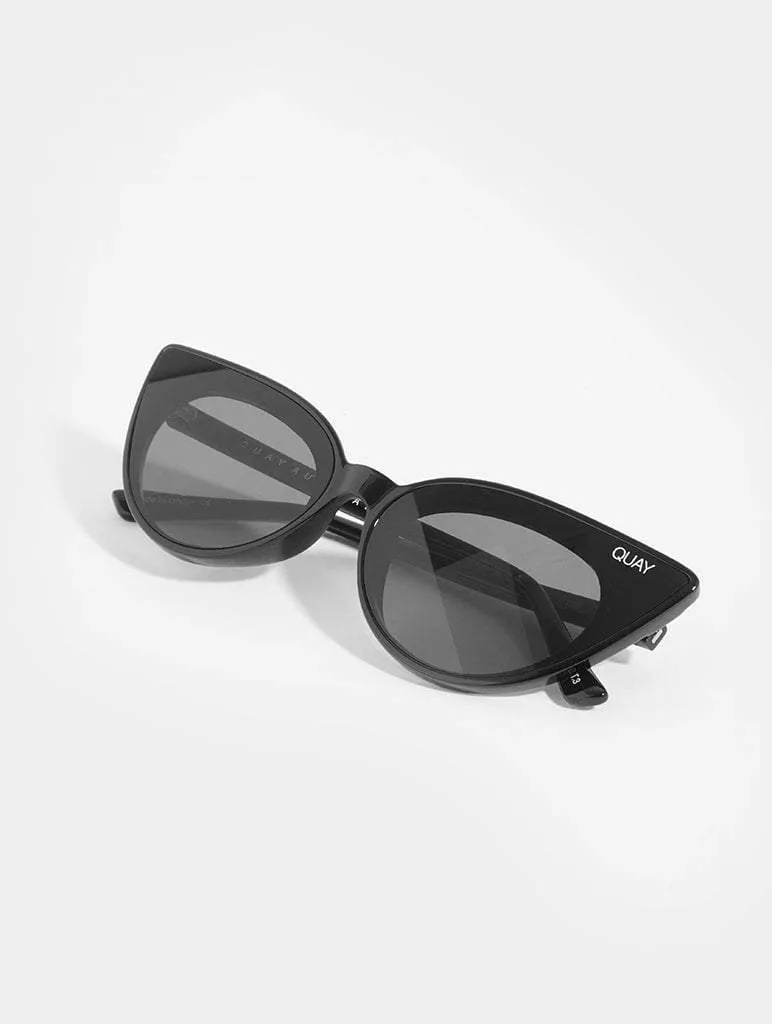 Shine On Sunglasses in Black Smoke