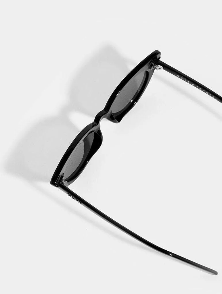 Shine On Sunglasses in Black Smoke
