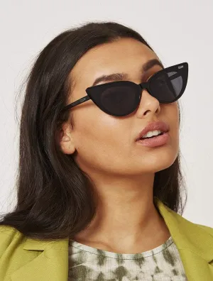 Shine On Sunglasses in Black Smoke