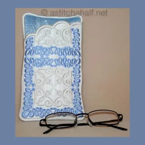 Simple Battenberg Eyeglass Case