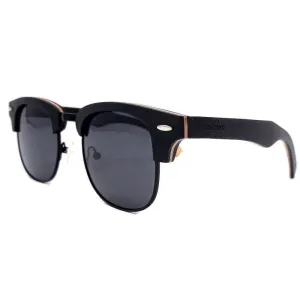 Skateboard Multi-Layer Club Sunglasses, Gray Polarized Lenses
