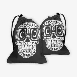 Skull Eyeglasses Dice Bag