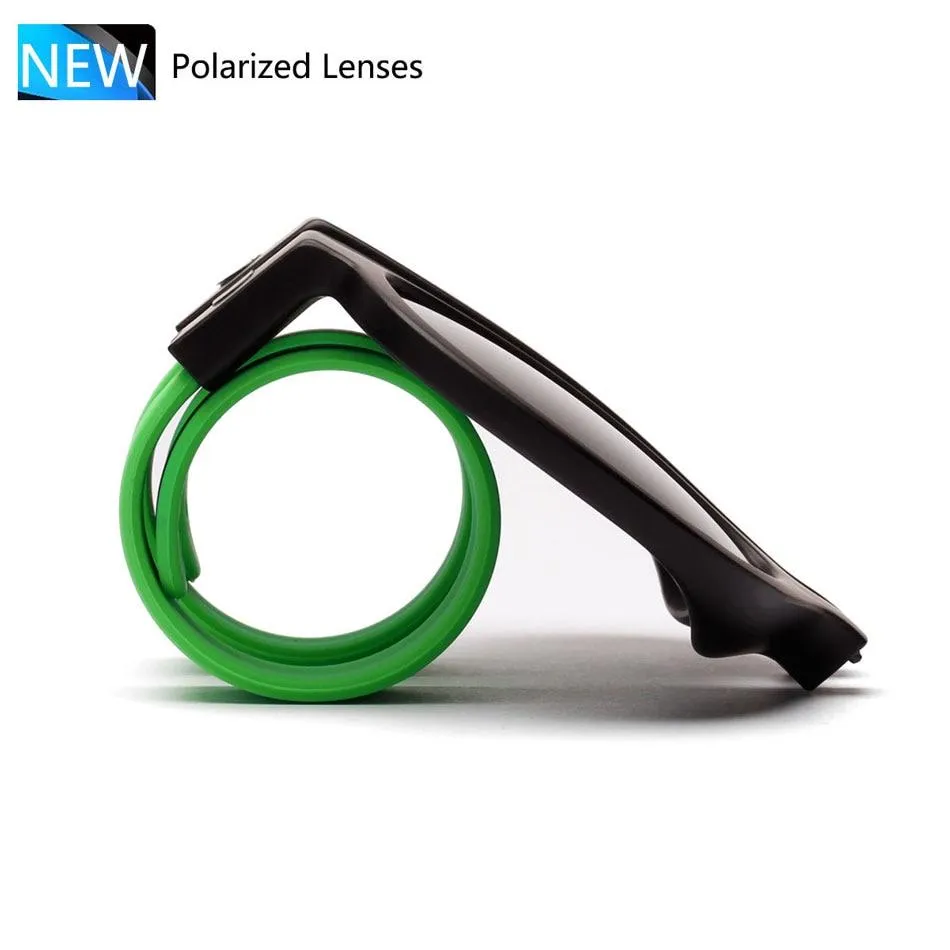 Slap-It Foldable Polarized Bracelet Unisex Anti-Glare UV400  Sunglasses