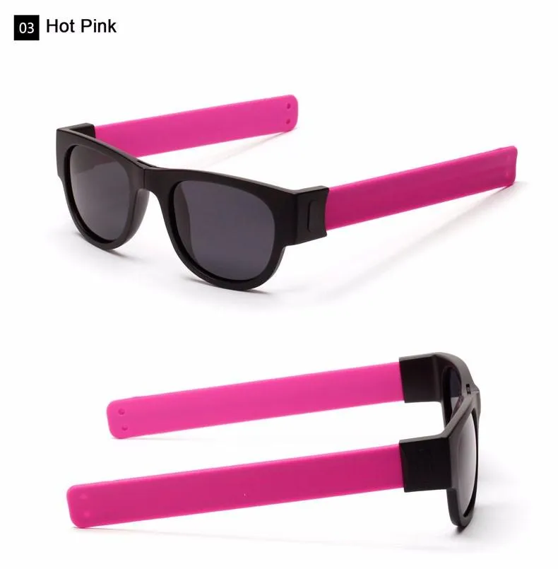 Slap-It Foldable Polarized Bracelet Unisex Anti-Glare UV400  Sunglasses