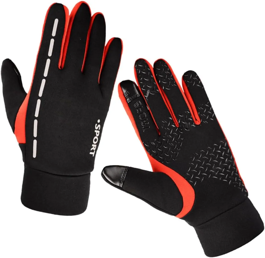 Slip Windproof Gloves for Winter Breathable Touch Screen Gloves for Men for Skiing
