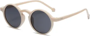 Small Round Sunglasses for Women Vintage Round Frame Rivet Uv400