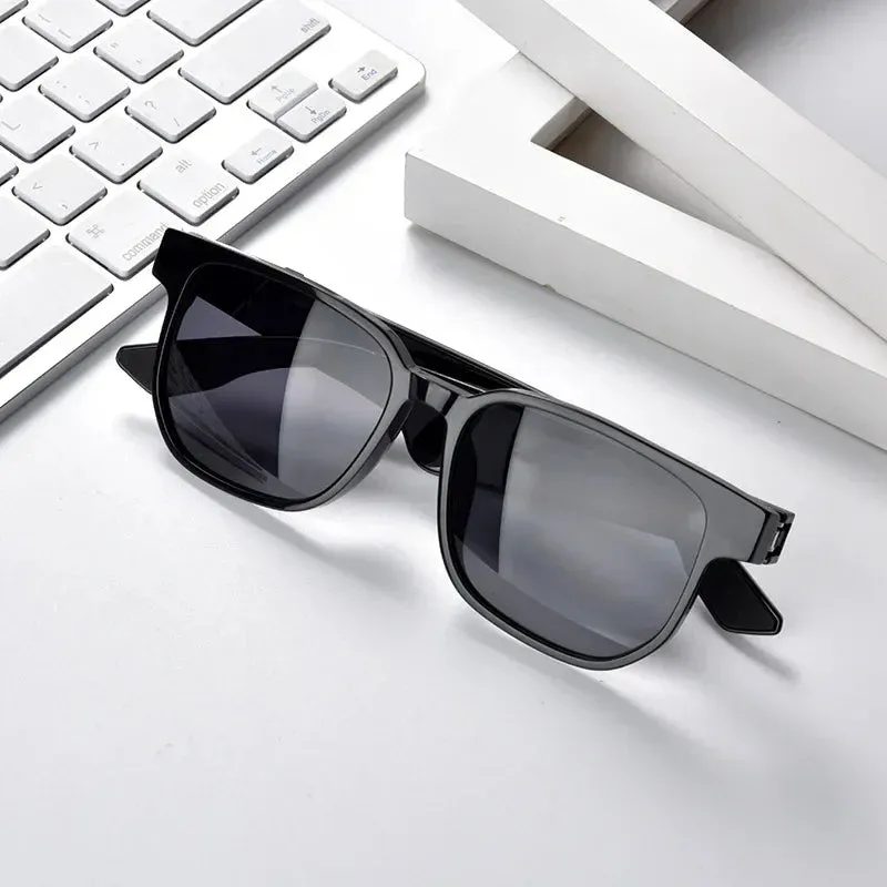 Smart Glasses Sunglasses for Drivers with Anti-blue Light Bluetooth Headset AI Audio Glasses Free Your Hands