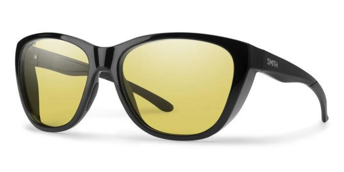 Smith SHOAL Polarized 807/L5 Womenâs Sunglasses Black Size 58