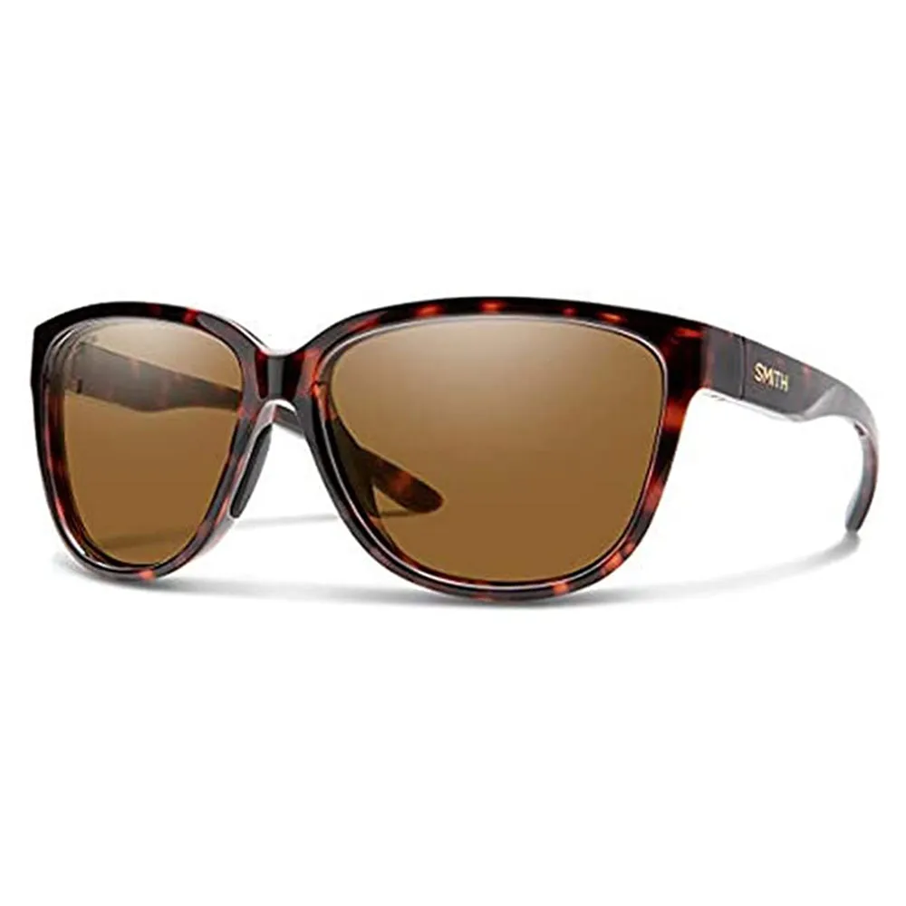 Smith Womens Tortoise Frame Chromapop Brown Mirror Lens Polarized Monterey Sunglasses - 20298608658L5