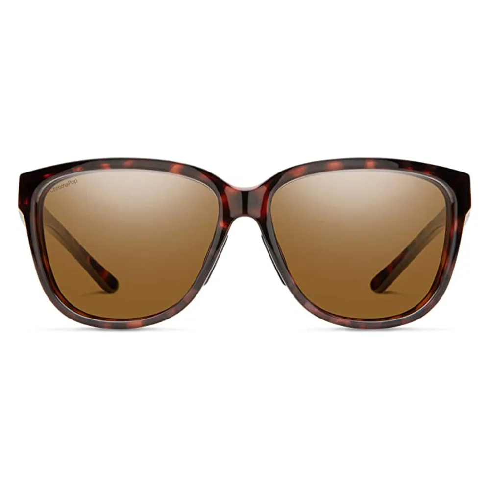 Smith Womens Tortoise Frame Chromapop Brown Mirror Lens Polarized Monterey Sunglasses - 20298608658L5
