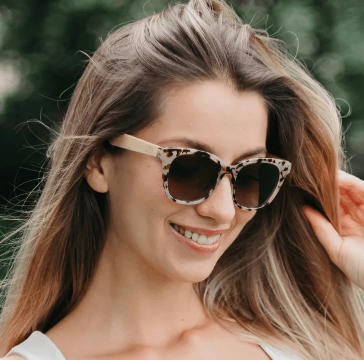Soek Lila Grace Ivory Tortoise Sunglasses