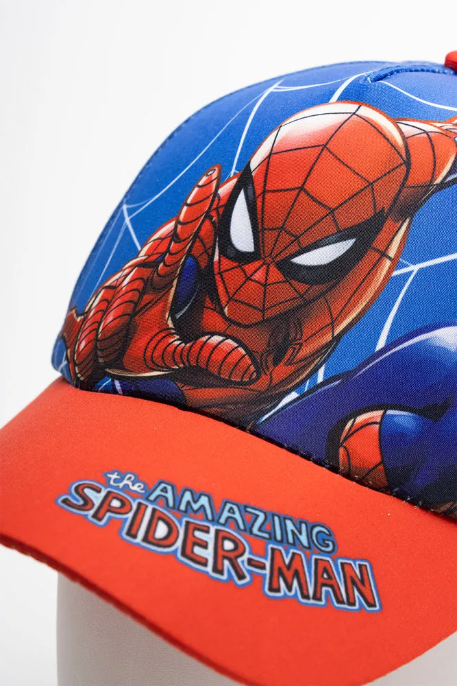 Spider-Man Cap And Sunglasses Set Blue