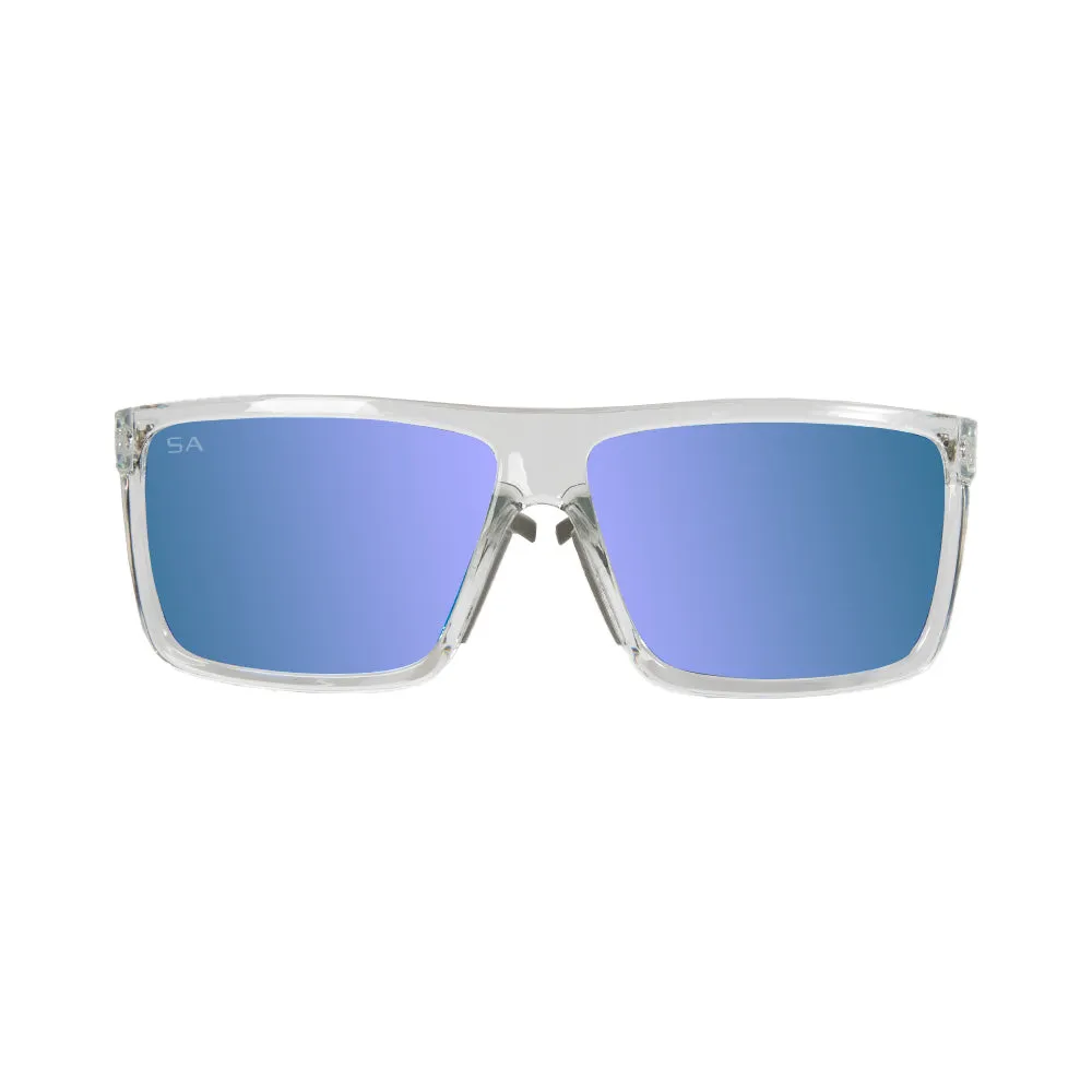 Sport Sunglasses | Clear | Aqua Mirror