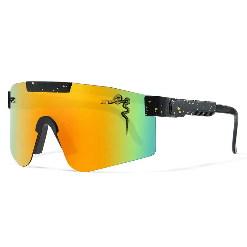 Sports Eyewear Cycling UV400 Outdoor Glasses Double Legs Bike Bicycle Sunglasses Wide View Mtb Goggles