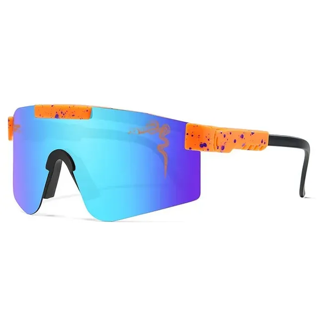 Sports Eyewear Cycling UV400 Outdoor Glasses Double Legs Bike Bicycle Sunglasses Wide View Mtb Goggles