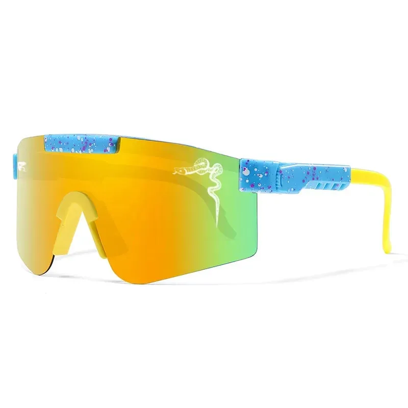 Sports Eyewear Cycling UV400 Outdoor Glasses Double Legs Bike Bicycle Sunglasses Wide View Mtb Goggles