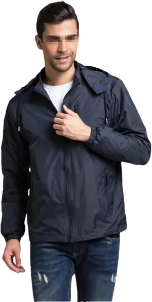 Spring Summer Mens Windbreaker Coat Men' S Thin Jackets Hooded Casual Sporting Coat Waterproof Outdoor Jackets