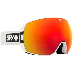 Spy Legacy Goggles Matte White HD Plus Bronze with Red Spectra Mirror   Spare Lens