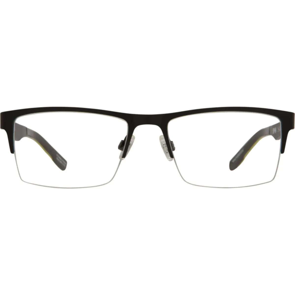 Spy Optics Eyeglass Frames Women's Hawke 54 Matte Black Hi Vis Yellow Eyeglasses