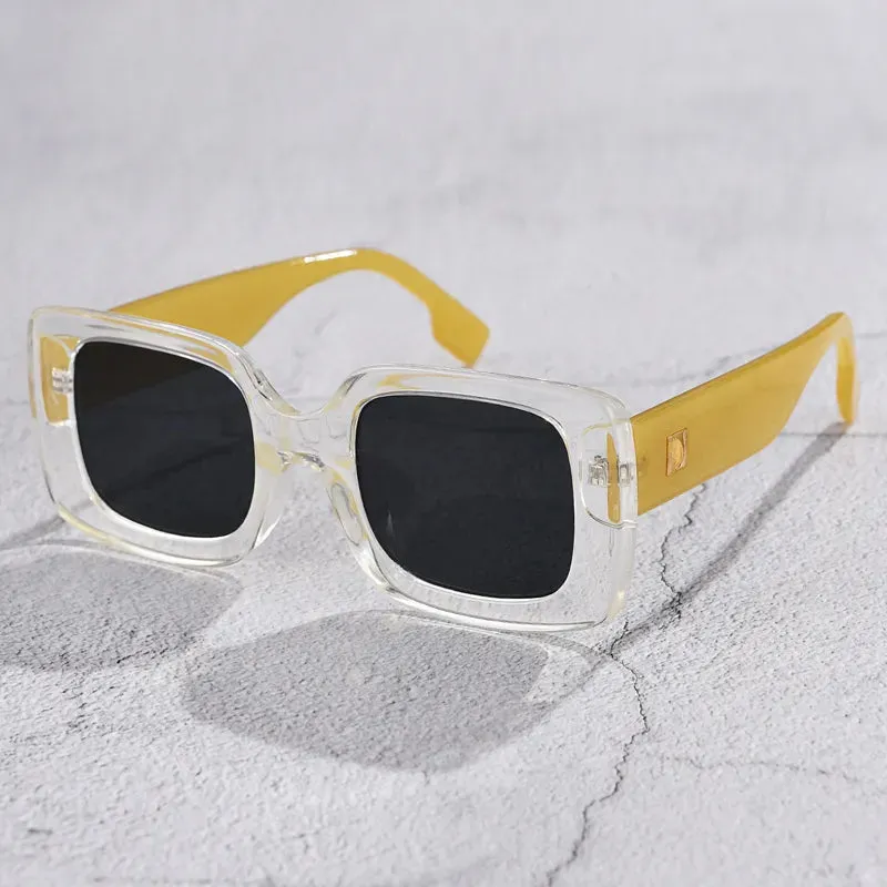 Square Cycling Sunglasses Women Luxury Brand Travel Rectangle Sun Glasses Female Fashion Retro Small Eyeglasses UV400
