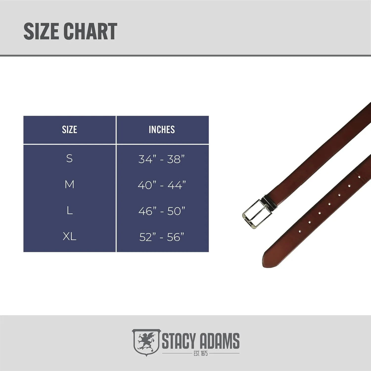 STACY ADAMS Men's Crocker Stretchable Belt