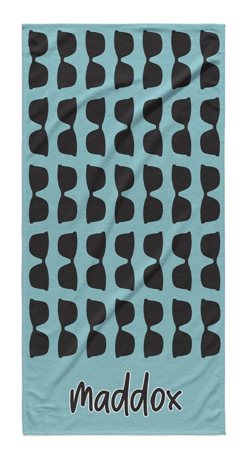 STAY COOL SUNGLASSES PATTERN PERSONALIZED PREMIUM TOWEL