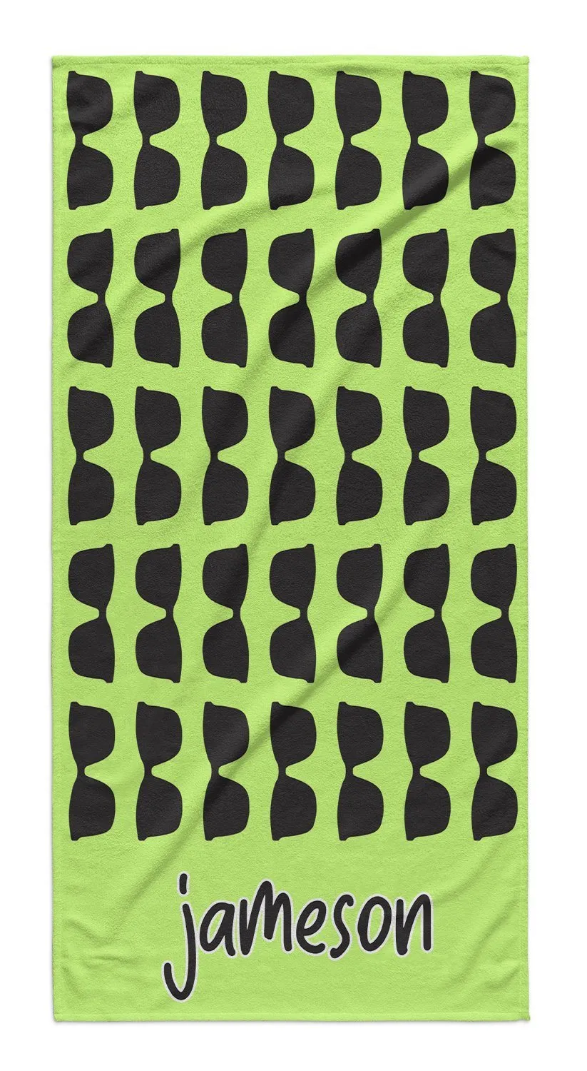 STAY COOL SUNGLASSES PATTERN PERSONALIZED PREMIUM TOWEL