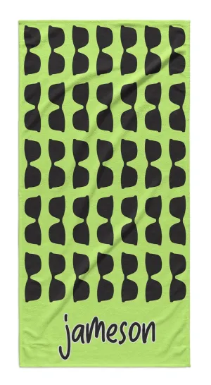 STAY COOL SUNGLASSES PATTERN PERSONALIZED PREMIUM TOWEL