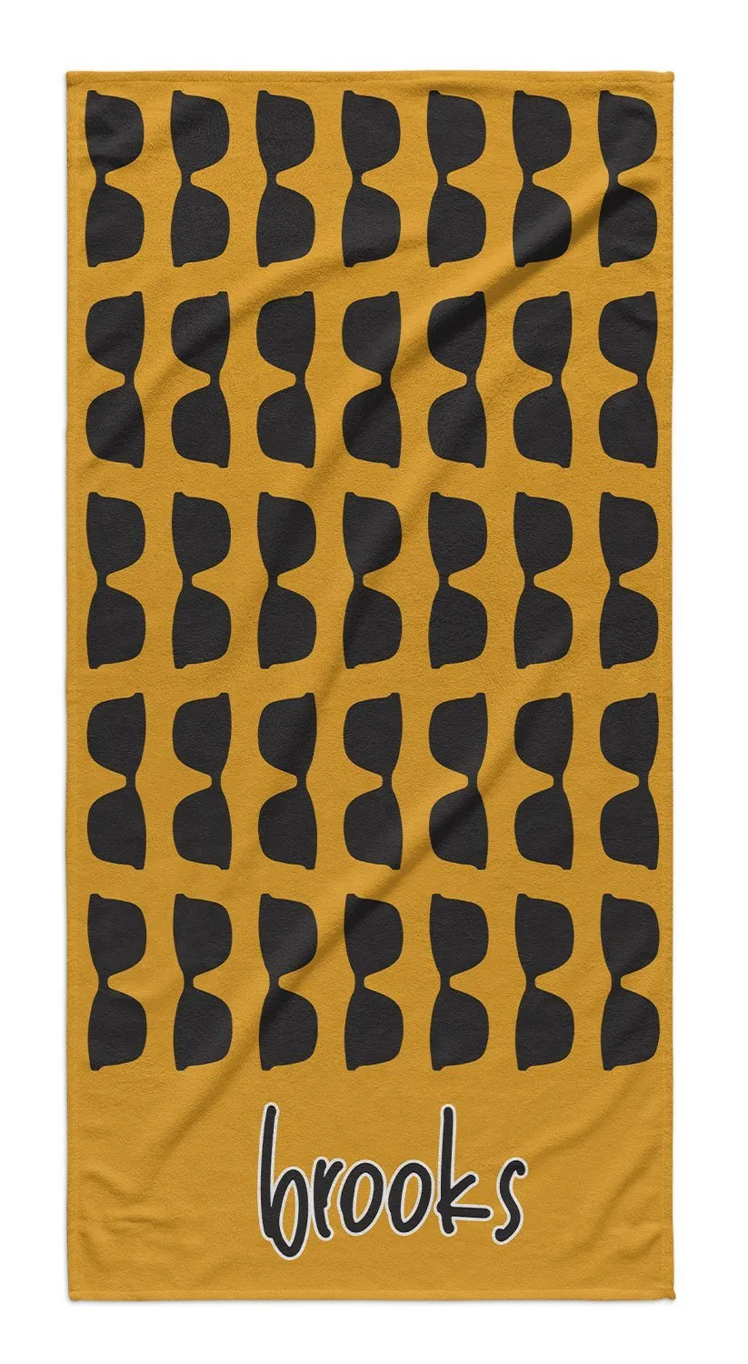 STAY COOL SUNGLASSES PATTERN PERSONALIZED PREMIUM TOWEL