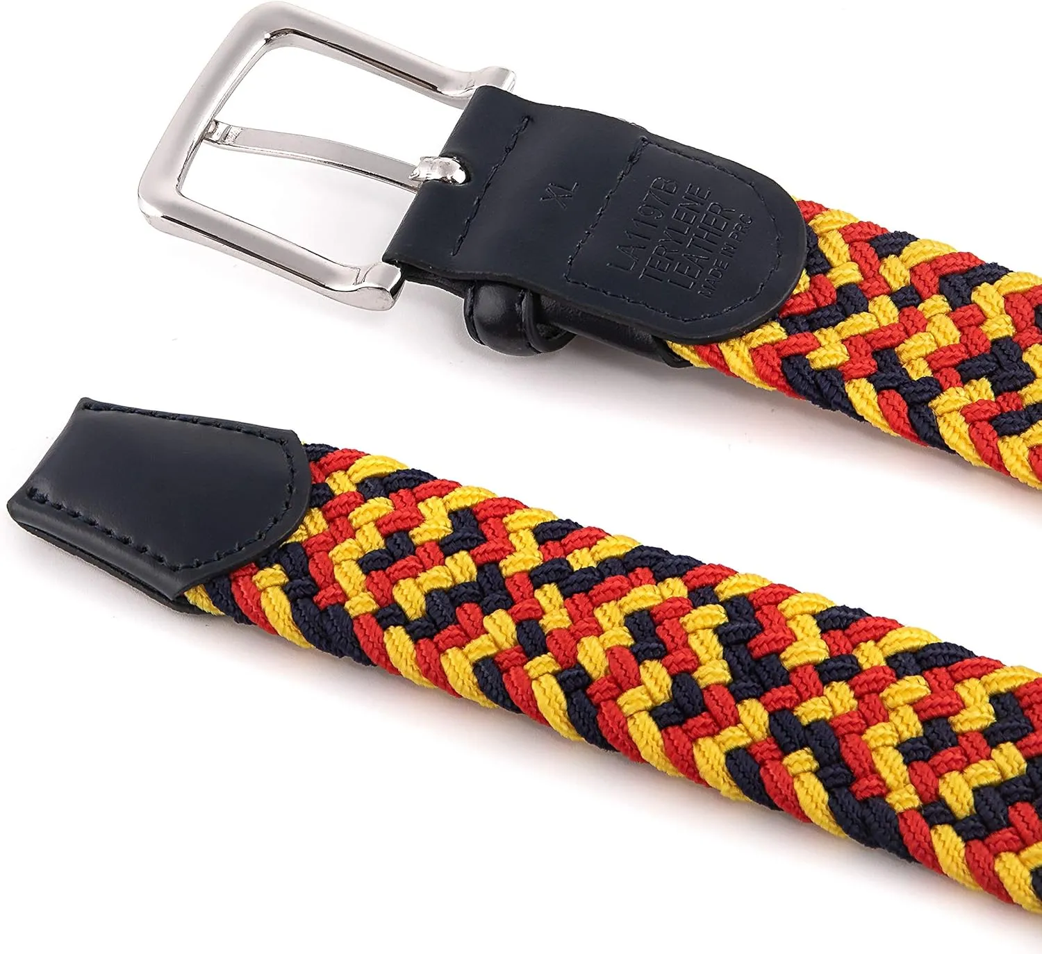 Stretchable Woven Braided Belts for Men & Women, Daily Wear