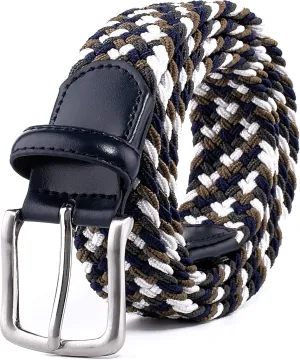 Stretchable Woven Braided Belts for Men & Women, Daily Wear