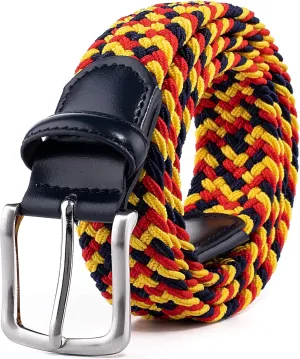 Stretchable Woven Braided Belts for Men & Women, Daily Wear