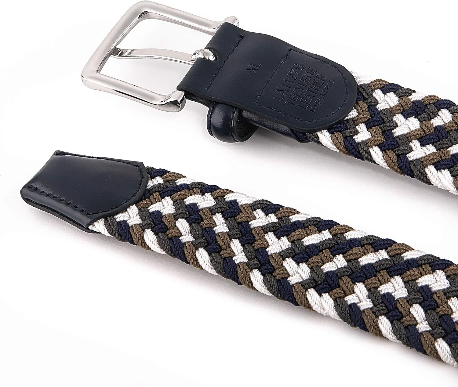 Stretchable Woven Braided Belts for Men & Women, Daily Wear