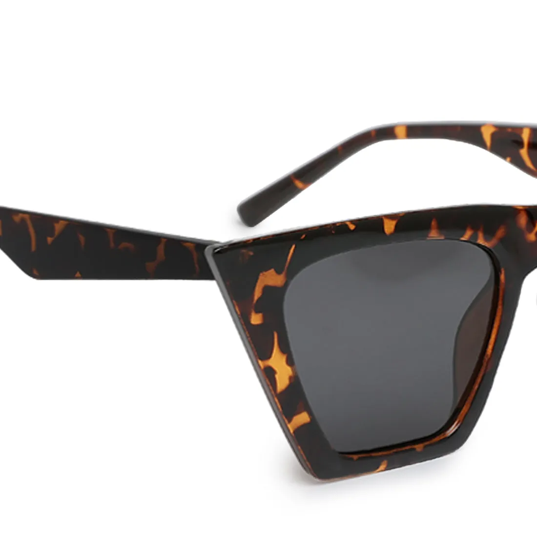 Structured Cat Eye Sunglasses