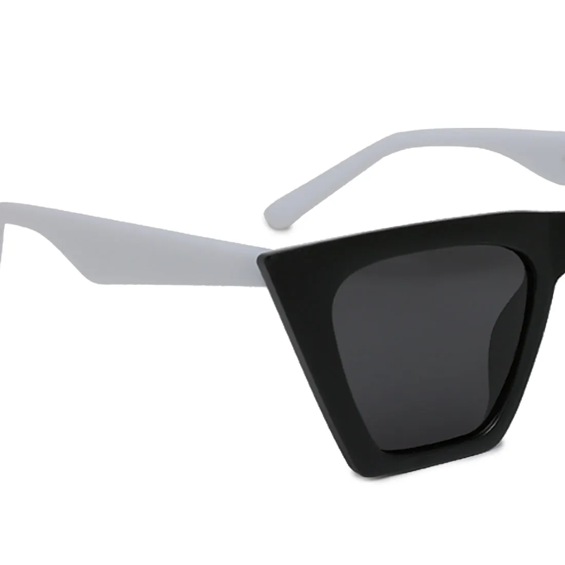 Structured Cat Eye Sunglasses