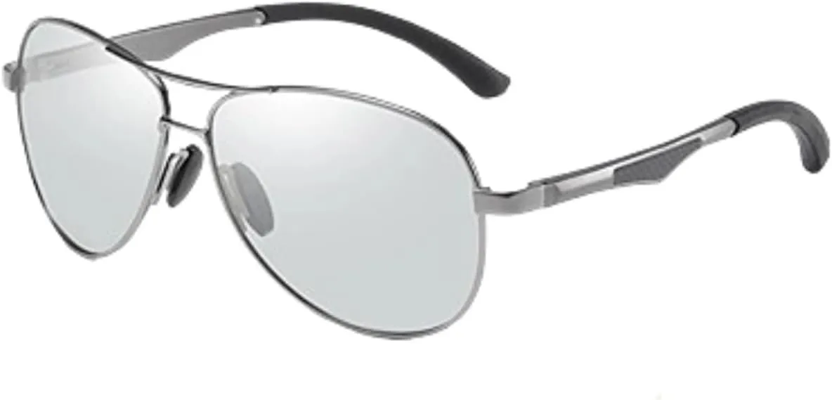 Stylish Aviator Sunglasses for Women Polarized UV400 Protection - Lightweight Aluminum Frame Classic Pilot Mirrored Lenses for Driving, Travel & Outdoor(Gun)