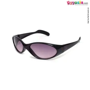Stylish cat-eye sports sunglasses for kids - black, 1 - 8 years